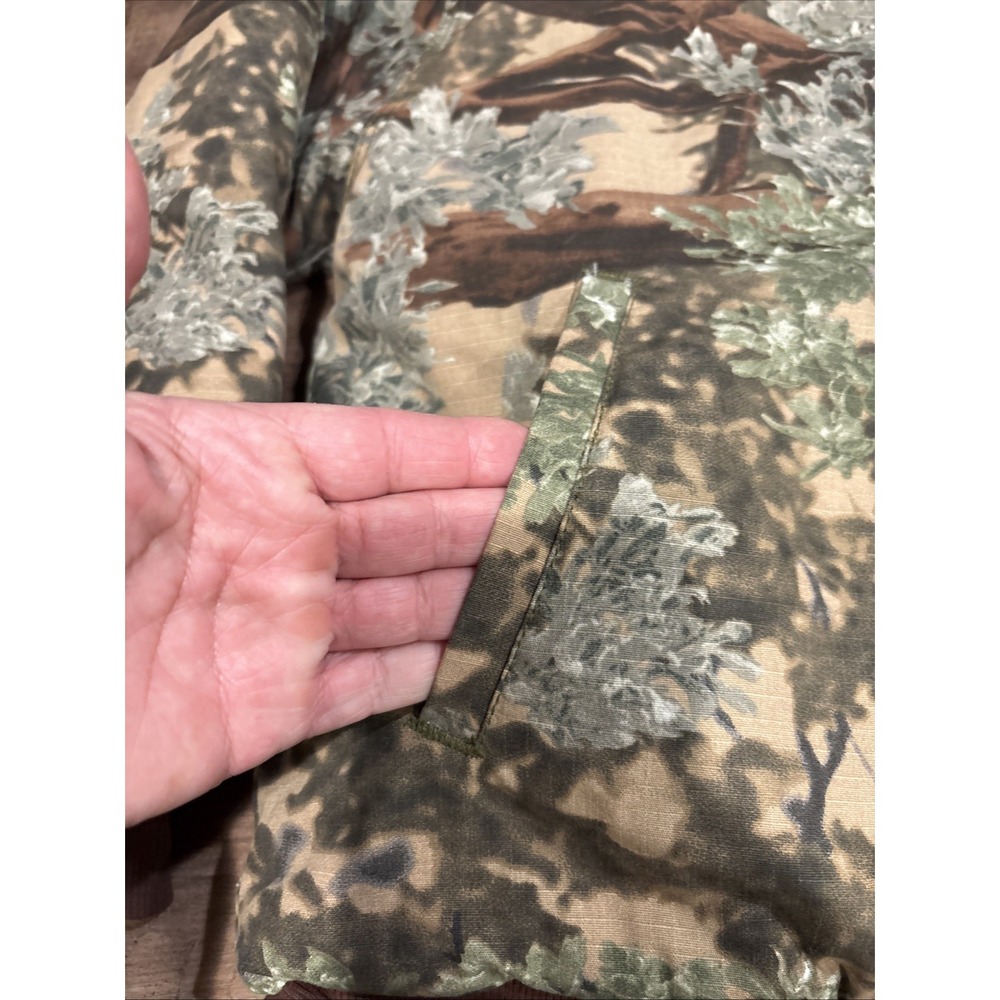 KINGS Camo Coat Kids Youth Large Hunting Jacket Carhartt Style Quilted Hood - Picture 3 of 10